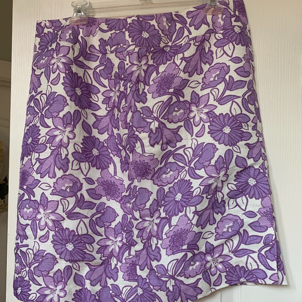 NWT Loft linen blend skirt